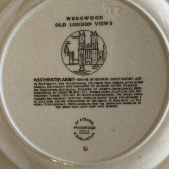 Wedgwood Old London Views Collection: Westminster Abbey - Picture 2 of 4